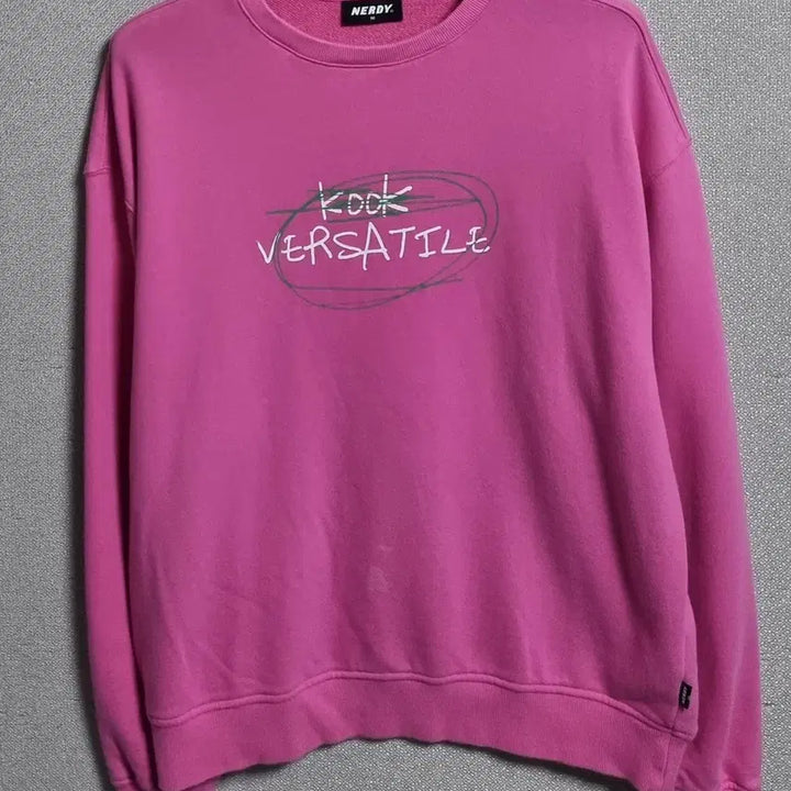 [BUNJANG] Nerdy Pink Oversized Sweatshirt / 오버핏 M ) 널디 핑크 맨투맨