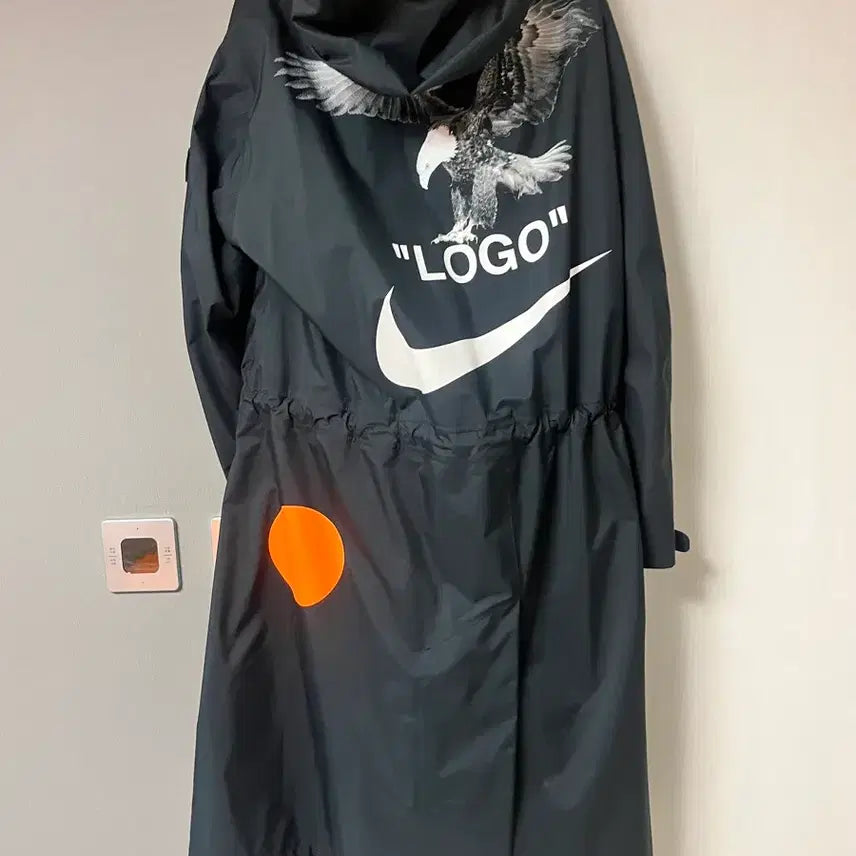 [SOLD OUT] 나이키 x 오프화이트 블랙 롱자켓L