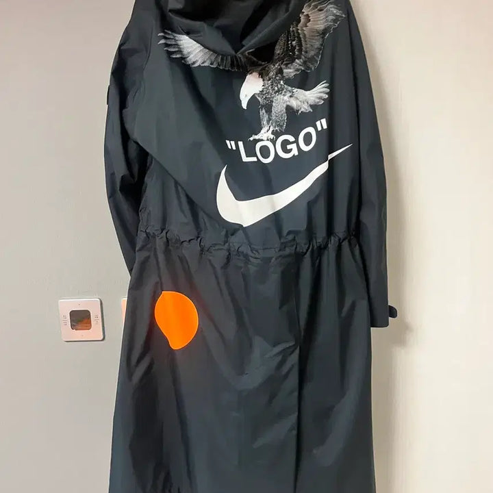 [SOLD OUT] 나이키 x 오프화이트 블랙 롱자켓L
