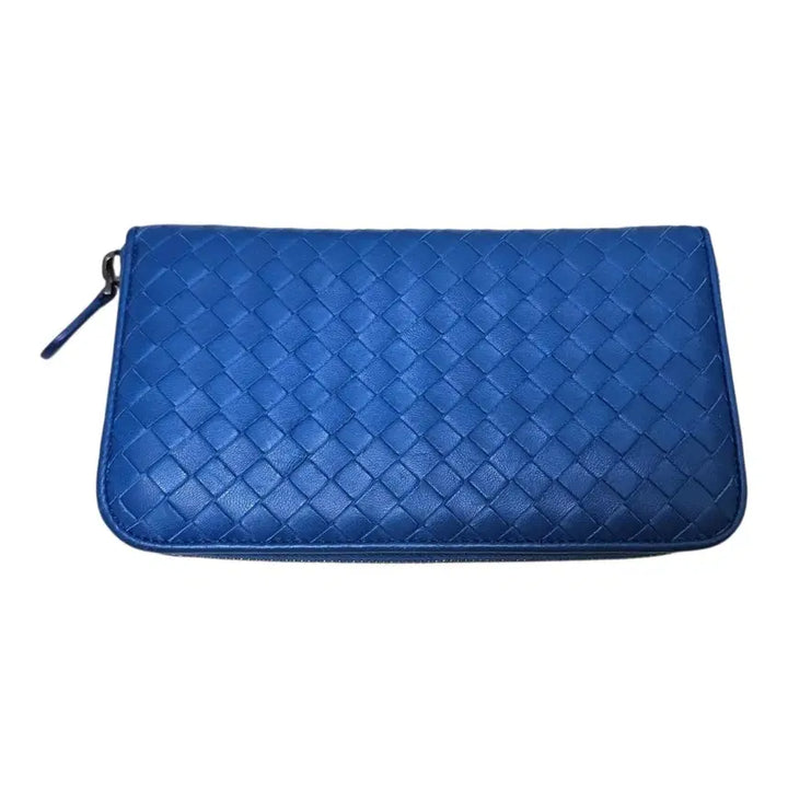 [BUNJANG] Bottega Veneta Intrecciato Zip Around Long Wallet / 보테가베네타 지퍼 장지갑