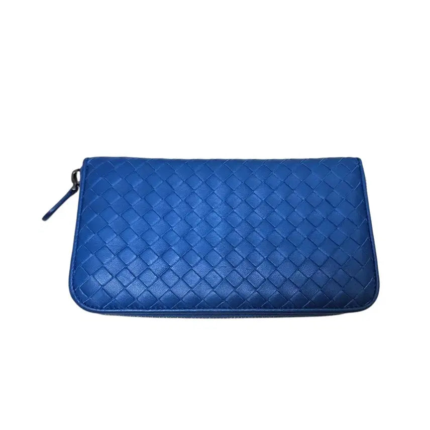 [BUNJANG] Bottega Veneta Intrecciato Zip Around Long Wallet / 보테가베네타 지퍼 장지갑