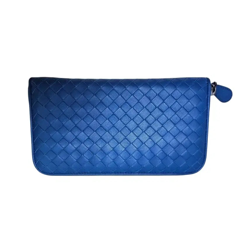 [BUNJANG] Bottega Veneta Intrecciato Zip Around Long Wallet / 보테가베네타 지퍼 장지갑