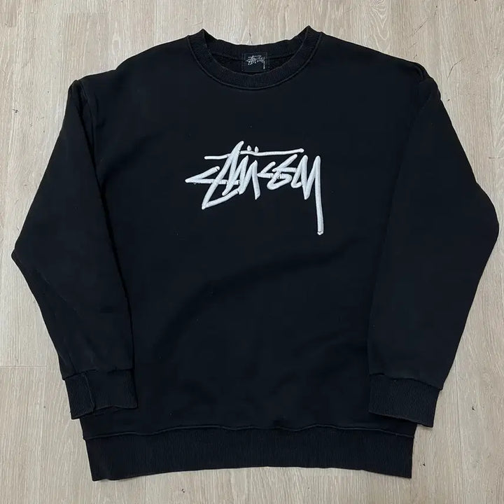 [BUNJANG] Stussy Embroidered Logo Cotton Sweatshirt / 스투시 Stussy 자수로고 코튼 맨투맨 M(95)