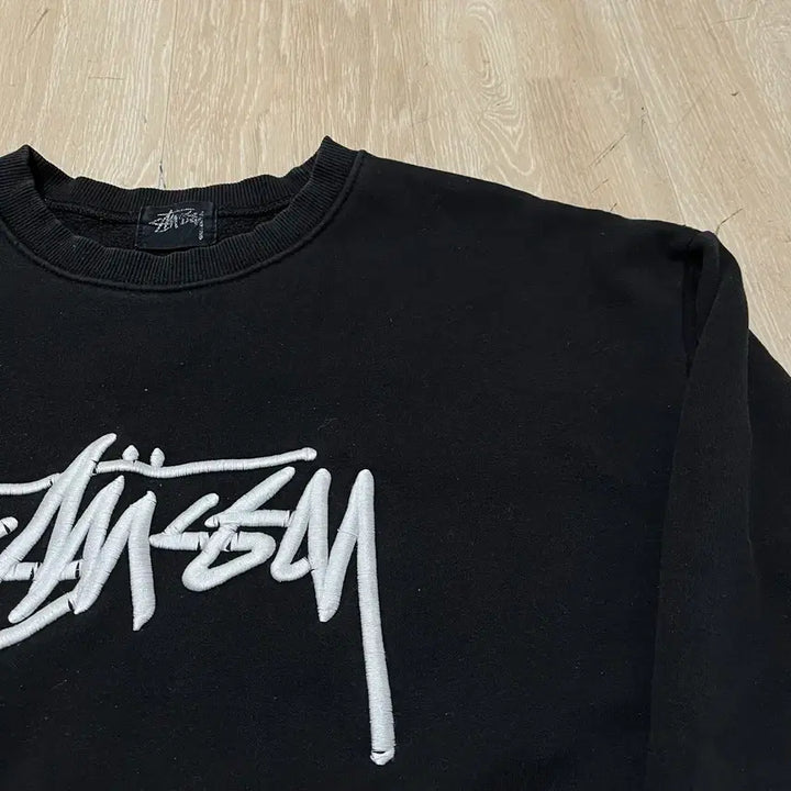 [BUNJANG] Stussy Embroidered Logo Cotton Sweatshirt / 스투시 Stussy 자수로고 코튼 맨투맨 M(95)