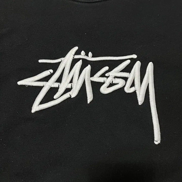 [BUNJANG] Stussy Embroidered Logo Cotton Sweatshirt / 스투시 Stussy 자수로고 코튼 맨투맨 M(95)