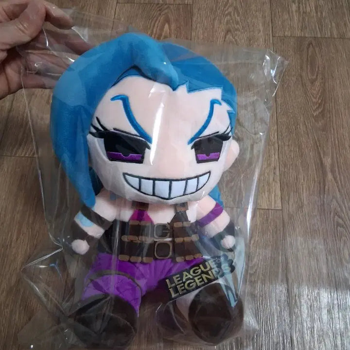 [BUNJANG] League of Legends Jinx Sitting Plush Doll / 리그오브레전드 징크스  시팅 인형30센티(무료배송)