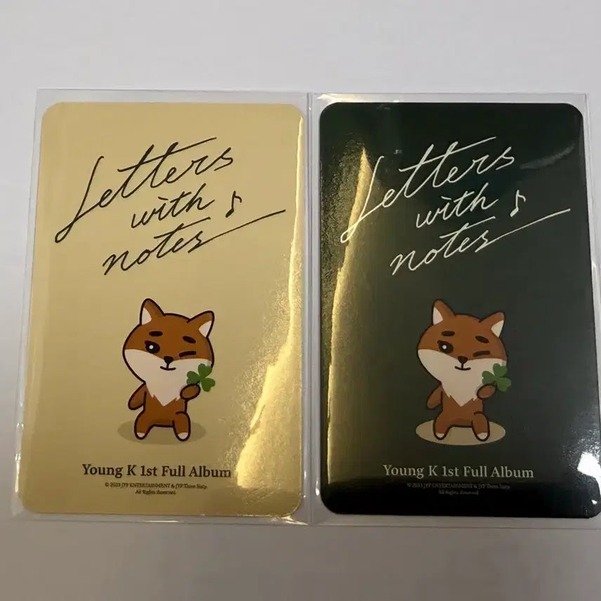 [BUNJANG] Day6 Young K Clover Photocard Bundle Set / 데이식스 영케이 클로버 포카 letters with notes