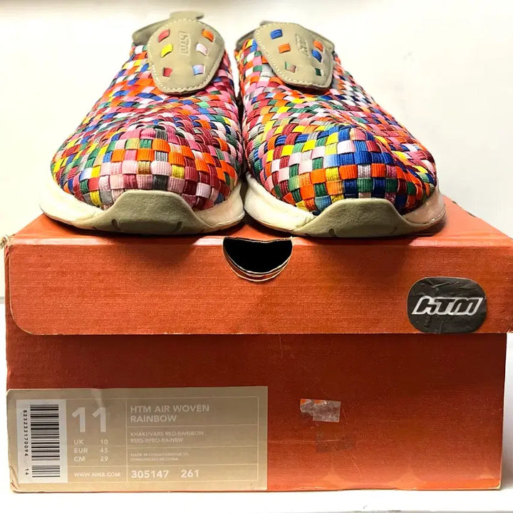[BUNJANG] Nike Air Woven HTM Rainbow Sneakers / [290] 나이키 에어 우븐 HTM 레인보우