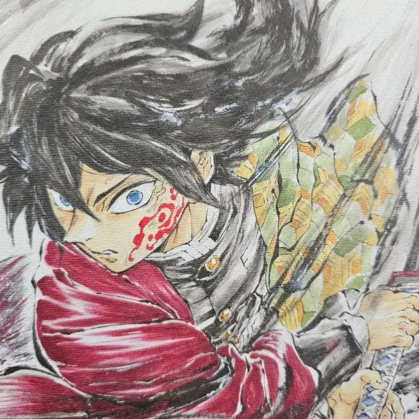 [BUNJANG] Demon Slayer Giyu Illustration Board POB Japanese Edition / 귀멸 무한성 기유 일러스트보드 특전 일본판