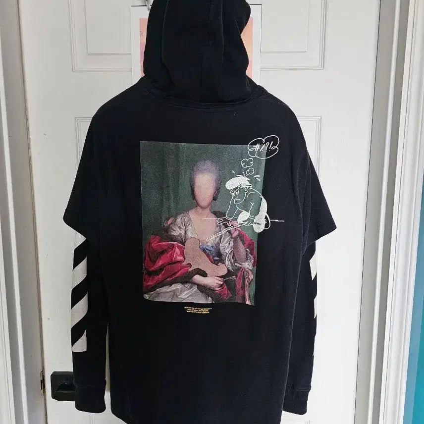 [BUNJANG] Off-White Diag Mariana Layered Hoodie / 정품 오프화이트 디아그 마리아나 후드티 팝니다