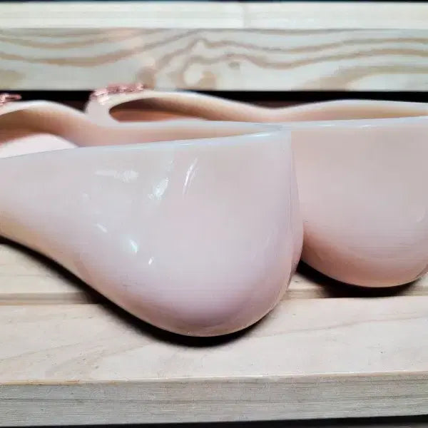 [BUNJANG] Vivienne Westwood Melissa Jelly Flat Shoes / 비비안웨스트우드 멜리사 젤리 플랫슈즈 인디핑크 연그레이 250  s43
