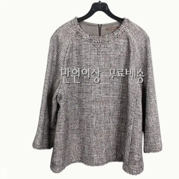 [BUNJANG] All &amp; Sundry Wool Blend Tweed Style Blouse / 여성77 / 올앤선드리 모직 트위드풍 블라우스BR 5-38