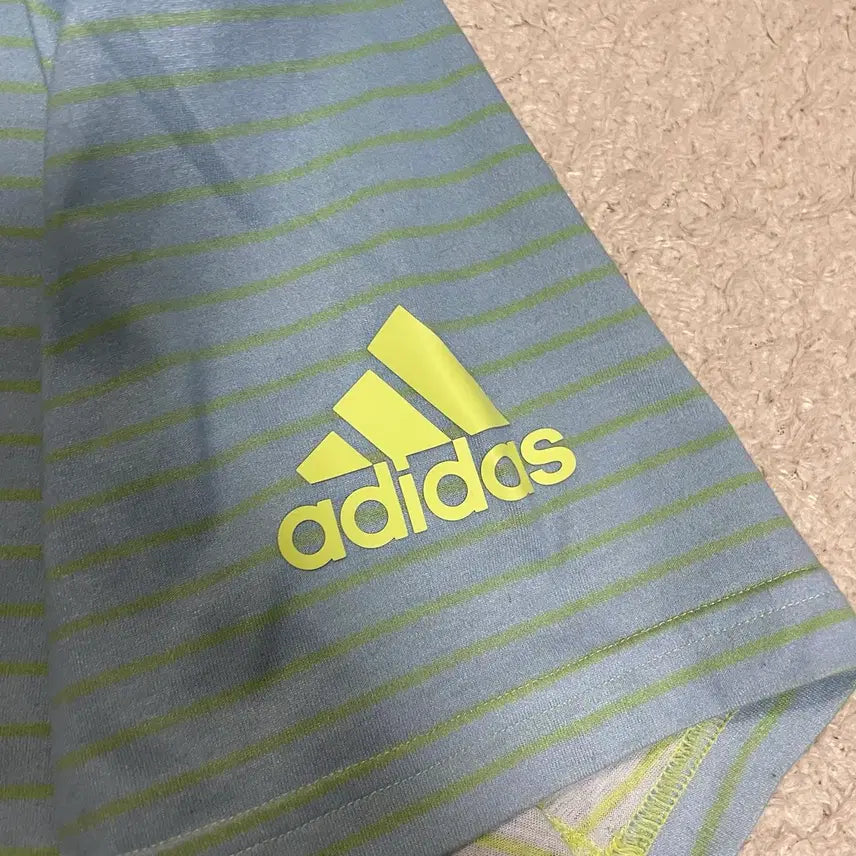 [BUNJANG] Adidas Stripe Short Sleeve T-shirt XL / 아디다스 스트라이프 반팔 티셔츠 XL