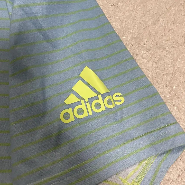 [BUNJANG] Adidas Stripe Short Sleeve T-shirt XL / 아디다스 스트라이프 반팔 티셔츠 XL