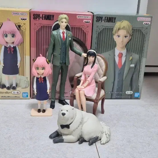 [BUNJANG] Spy x Family Family Photo Figure Set / 스파패 가족사진 피규어 3종 일괄판매