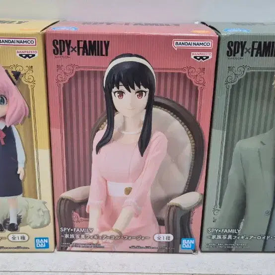 [BUNJANG] Spy x Family Family Photo Figure Set / 스파패 가족사진 피규어 3종 일괄판매