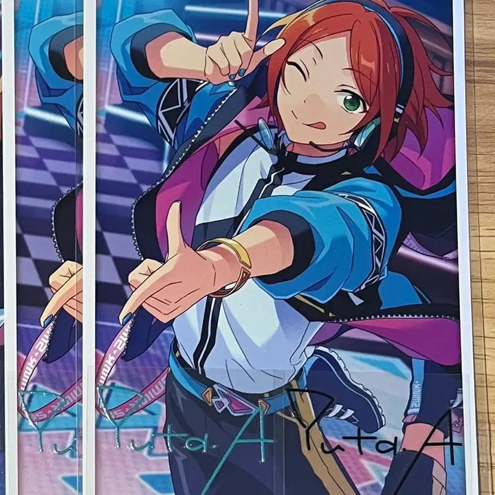 [BUNJANG] Ensemble Stars Yuta Signed Sticker Bundle Set / 앙스타 유우타 사인스티커 일괄