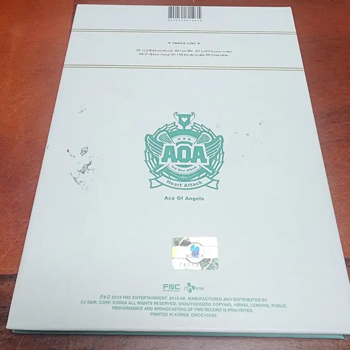 [BUNJANG] AOA Heart Attack Signed Album / AOA Heart Attack 싸인 앨범