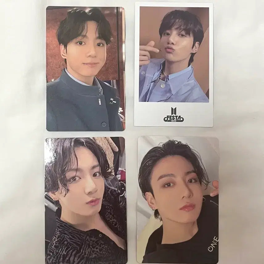 [BUNJANG] BTS Jungkook Festa On-Con Photocard Bundle Set / 정국 포카 방탄 페스타 온콘 festa jk 기프트 10주년 10만원