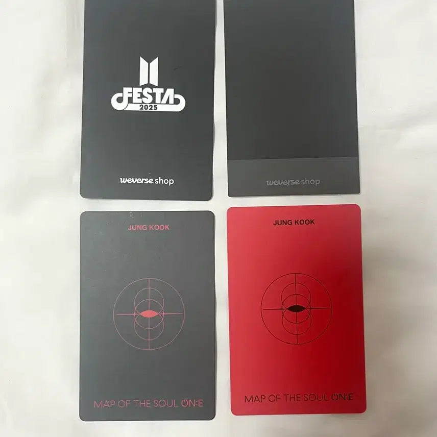 [BUNJANG] BTS Jungkook Festa On-Con Photocard Bundle Set / 정국 포카 방탄 페스타 온콘 festa jk 기프트 10주년 10만원