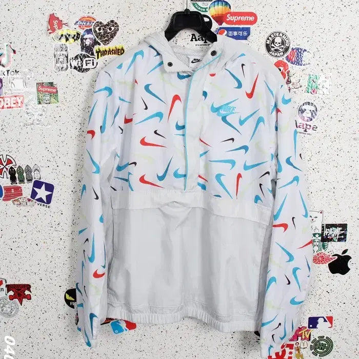 [BUNJANG] Nike Logo Anorak Windbreaker Jacket (XL) / 여성XL/ 나이키 로고 바람막이 아노락 bp