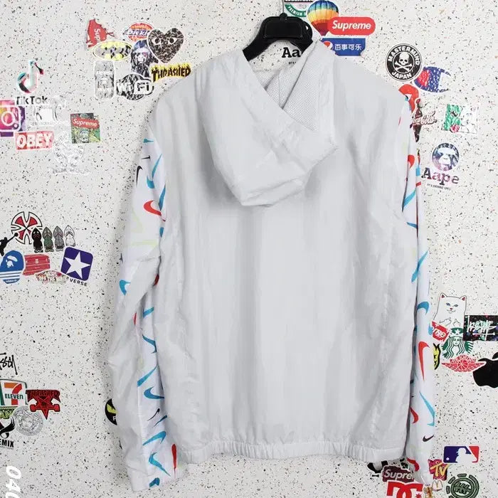 [BUNJANG] Nike Logo Anorak Windbreaker Jacket (XL) / 여성XL/ 나이키 로고 바람막이 아노락 bp
