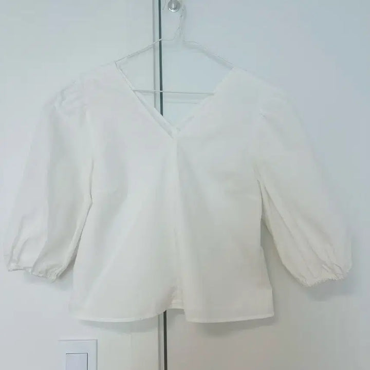 [BUNJANG] Sie Celina Cotton Blouse White / 시에 sie 르셀리나 코튼 블라우스 화이트