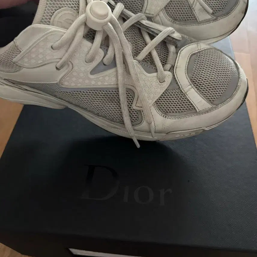 [BUNJANG] Dior B24 Oblique White Sneakers / [40] 디올 b24 오블리크 화이트