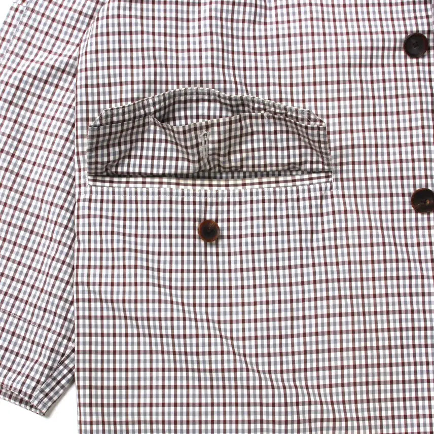 [SOLD OUT] AURALEE FINX WEATHER  CLOTH CHECK COAT