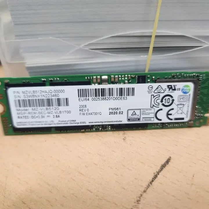 [BUNJANG] Samsung PM981a NVMe 1TB SSD MZ-VLB1T0H / 삼성 PM981 MZ-VLB512 512GB 670p 1TB