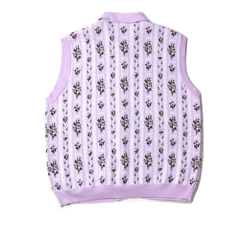 [BUNJANG] TTT MSW Flower Jacquard Vest / TTT MSW Flower Jacquard Vest