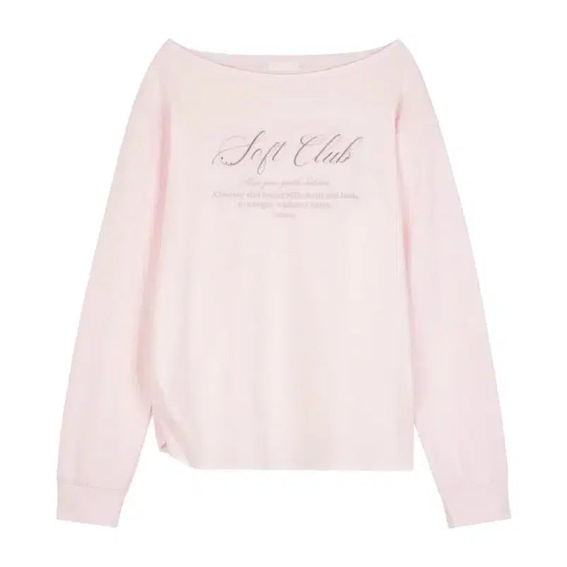 [BUNJANG] Cleacier Soft One Shoulder Shirt Pink / 클리시어 소프트 원숄더 셔츠 핑크