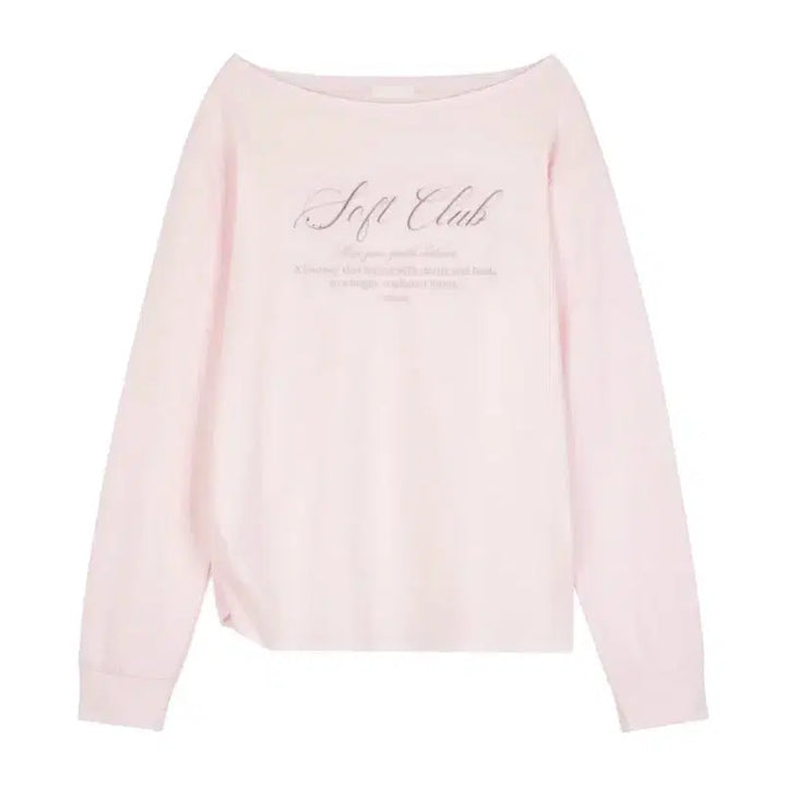 [BUNJANG] Cleacier Soft One Shoulder Shirt Pink / 클리시어 소프트 원숄더 셔츠 핑크