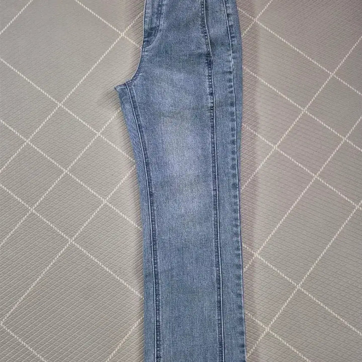 [BUNJANG] MIXXO Bootcut Denim Jeans 24 / 미쏘 라인 연청 부츠컷 데님 24