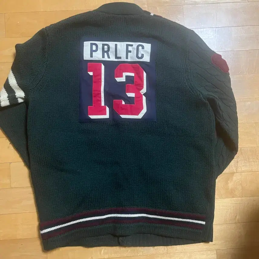 [BUNJANG] Polo 50th Anniversary Wool Cardigan / 폴로 50주년 와펜 울 가디건