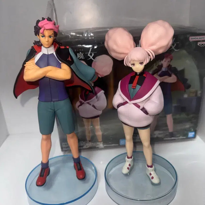 [BUNJANG] Gundam: The Witch From Mercury Chuchu and Guel Figure Bundle Set / 수성의 마녀 츄츄, 구엘 피규어 일괄
