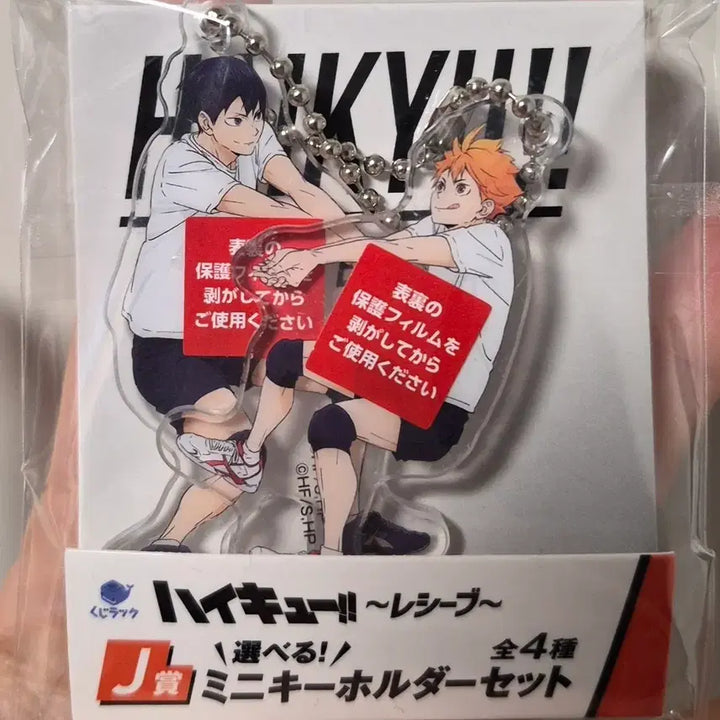 [BUNJANG] Haikyuu Kuji Acrylic Keyring / 하이큐 리시브 쿠지 J상 아크릴 키링