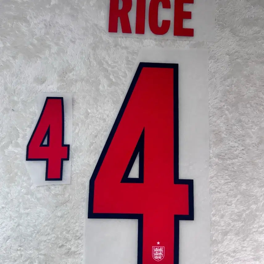 [BUNJANG] England National Team Rice 26-28 Jersey Custom Print / 26-28 잉글랜드 국가대표 라이스 유니폼 자컷 마킹