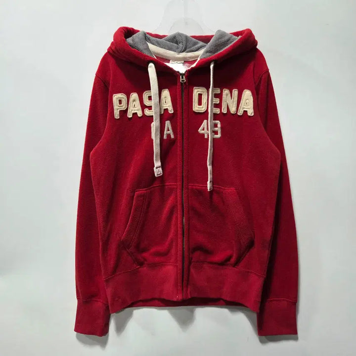 [BUNJANG] Who.A.U Pasadena Fleece Hooded Zip-up Jacket / 후아유 레드 후리스 파사데나 후드 집업 S 26040307