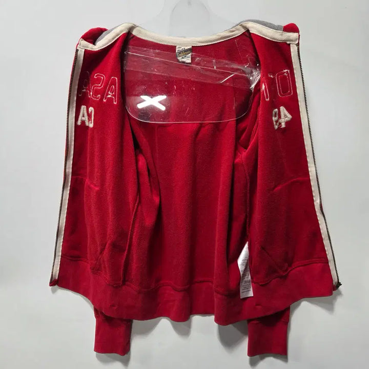 [BUNJANG] Who.A.U Pasadena Fleece Hooded Zip-up Jacket / 후아유 레드 후리스 파사데나 후드 집업 S 26040307