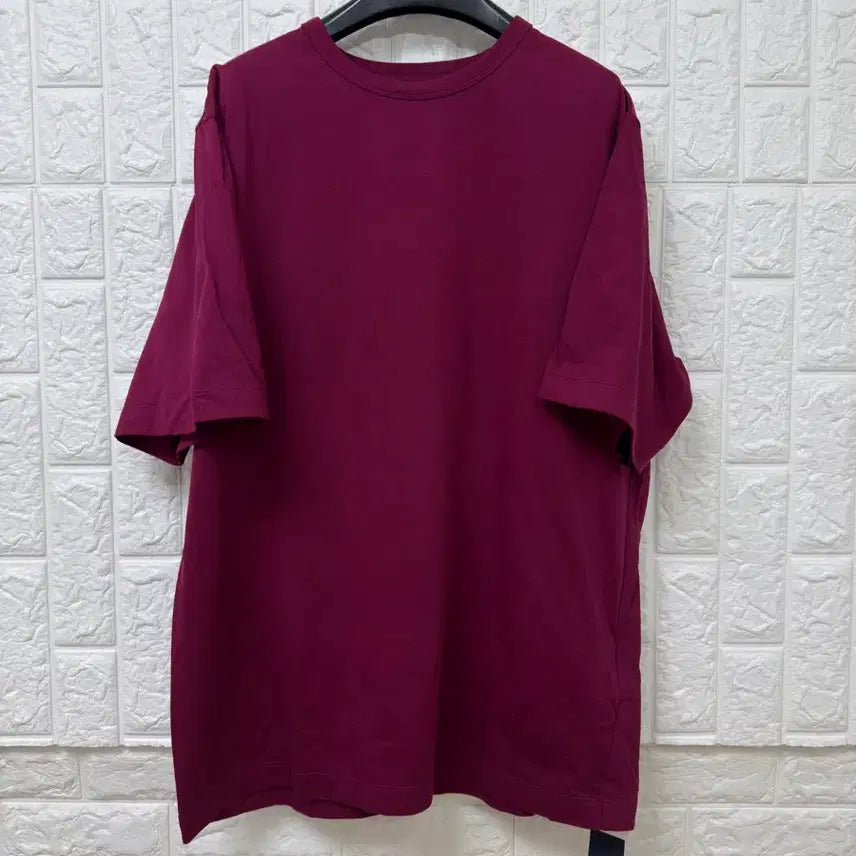 [BUNJANG] Juun.J Mira Teddy Bear Burgundy T-shirt / (새상품)준지 미라 곰돌이 버건디 티셔츠 (48 3장일괄 구매시 이상품