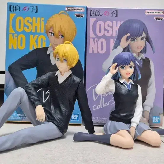 [BUNJANG] Oshi no Ko Break Time Collection Figure Set (Aqua &amp; Akane) / 최애의 아이 브레이크타임 컬렉션 피규어 2종 일괄판매