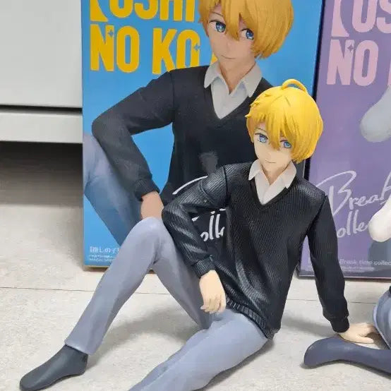 [BUNJANG] Oshi no Ko Break Time Collection Figure Set (Aqua &amp; Akane) / 최애의 아이 브레이크타임 컬렉션 피규어 2종 일괄판매