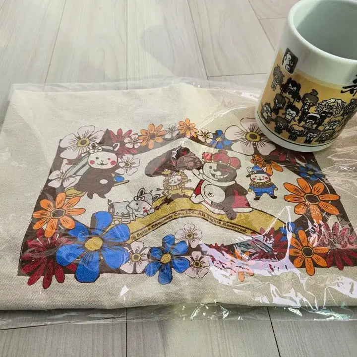 [BUNJANG] Danganronpa Eco Bag &amp; Mug / 단간론파 에코백 + 찻잔
