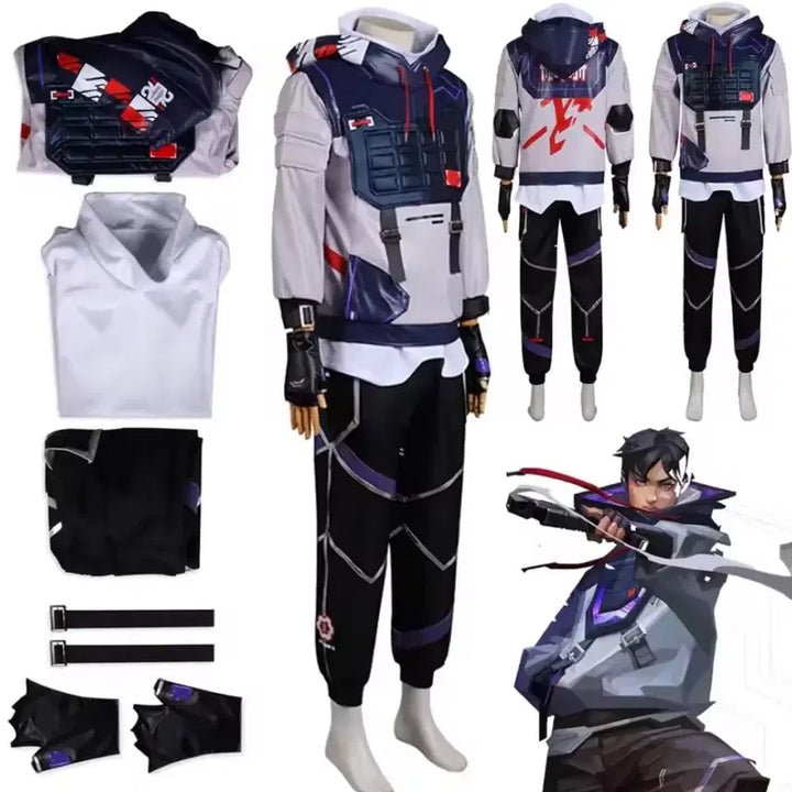 [BUNJANG] Valorant Iso Cosplay Costume / 발로란트 아이소 코스프레 의상