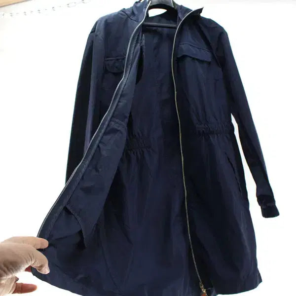 [BUNJANG] EA7 Armani 2-Way Padded Vest and Windbreaker Jacket / EA7 아르마니 B5891 여성M 2WAY 패딩조끼 바람막이 롱자켓
