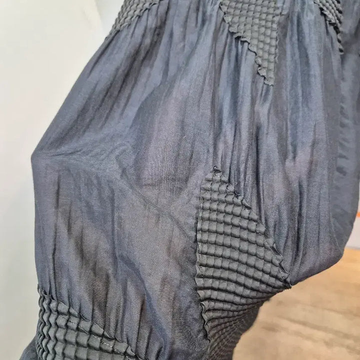 [BUNJANG] Issey Miyake Black Long Pleated Dress / 이세이미야케 블랙 롱 원피스