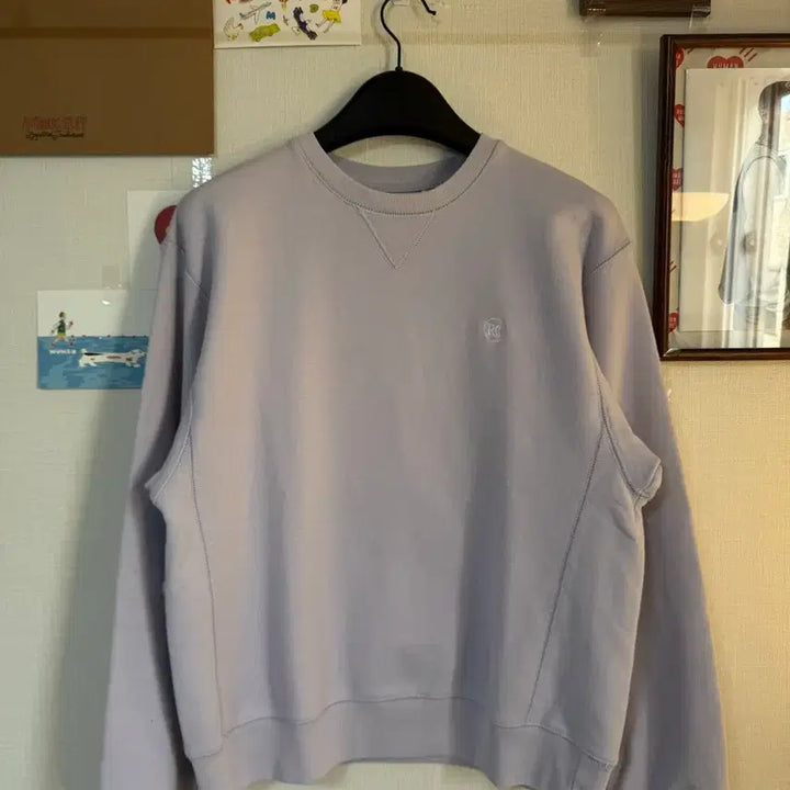 [BUNJANG] RECTO Lavender Cotton Sweatshirt / [F]렉토 라벤더 맨투맨