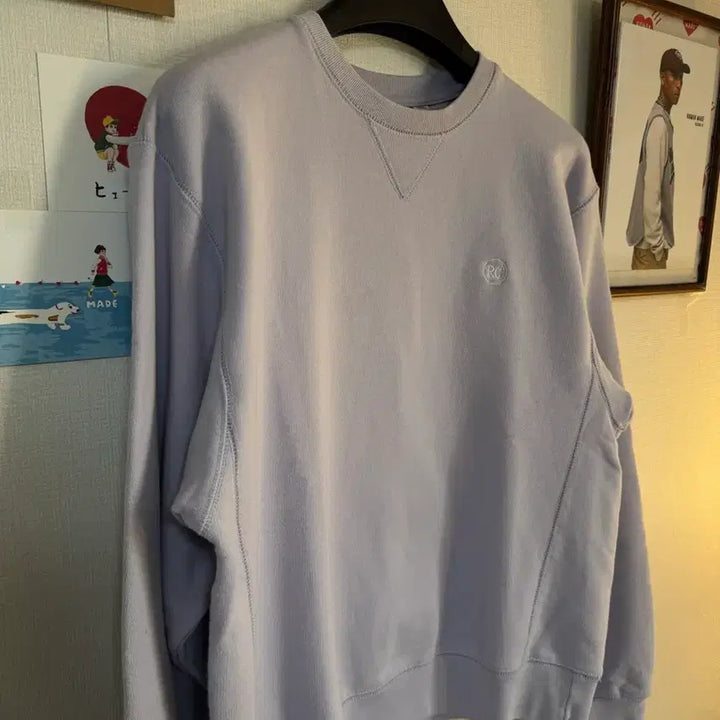 [BUNJANG] RECTO Lavender Cotton Sweatshirt / [F]렉토 라벤더 맨투맨