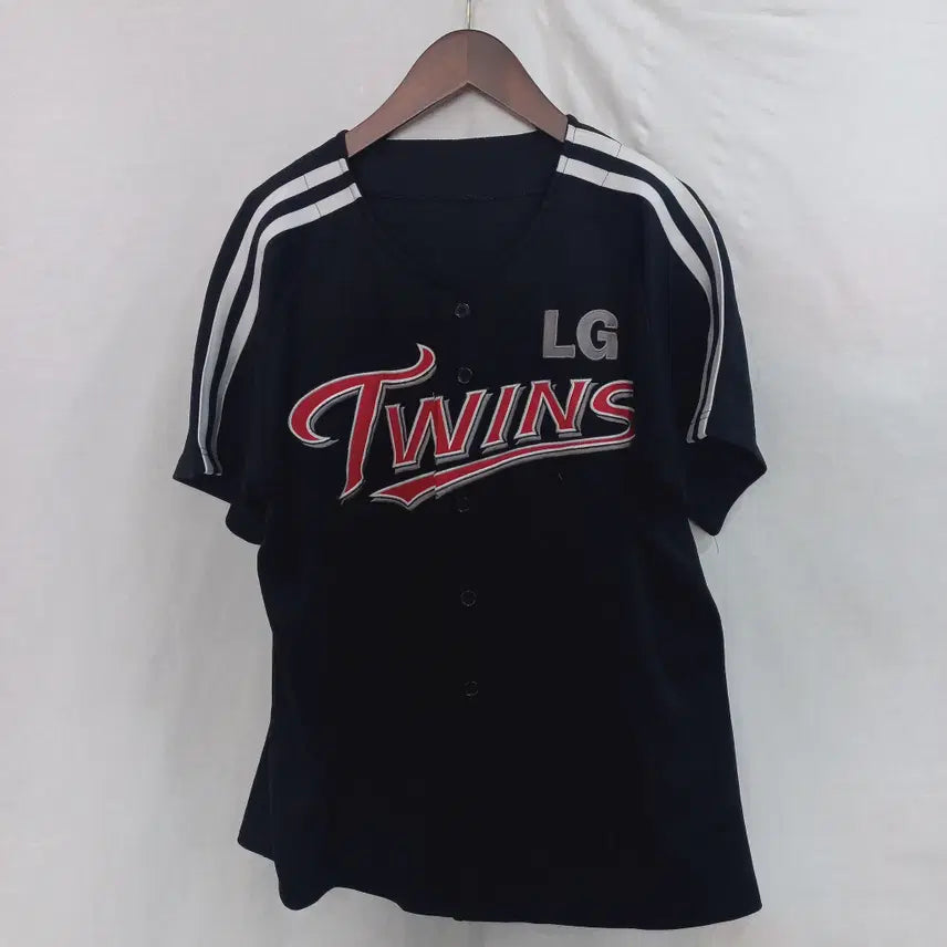 [BUNJANG] LG Twins Black Away Jersey 100 / 엘지트윈스 검정 원정유니폼 100 망사아님
